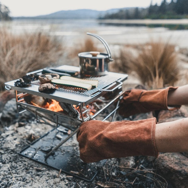 australian protable foldable fire pit and grill best selling camping grills darch melbourne queensland perth sydney adventure fire pit outdoor cooking aussie favourite
