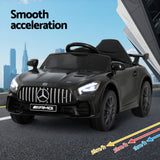 Mercedes-Benz AMG GTR 12V Electric Ride-On Toy Car for Kids – Black  Luxury Battery Powered Children's Vehicle Australia