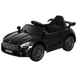 Official Licensed Mercedes-Benz Kids Ride-On Car 12V Electric with Remote Control – Black Model AMG GTR