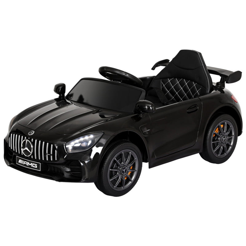 Official Licensed Mercedes-Benz Kids Ride-On Car 12V Electric with Remote Control – Black Model AMG GTR