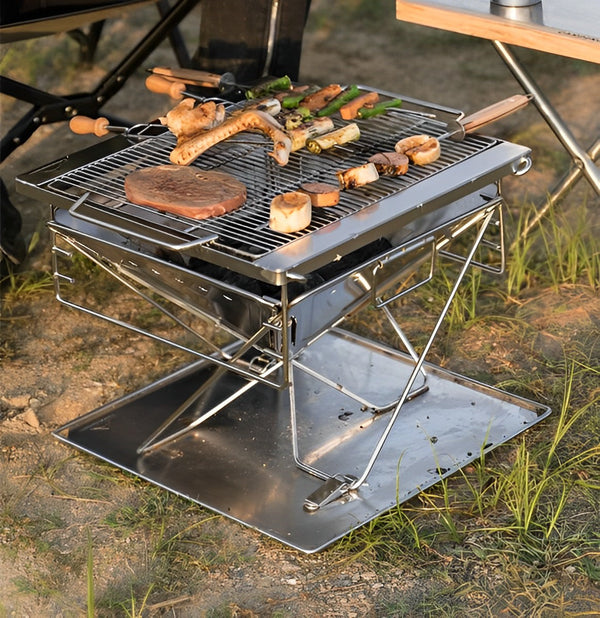 Oz Portable Fire Pit and Grill - Oz Discount Warehouse