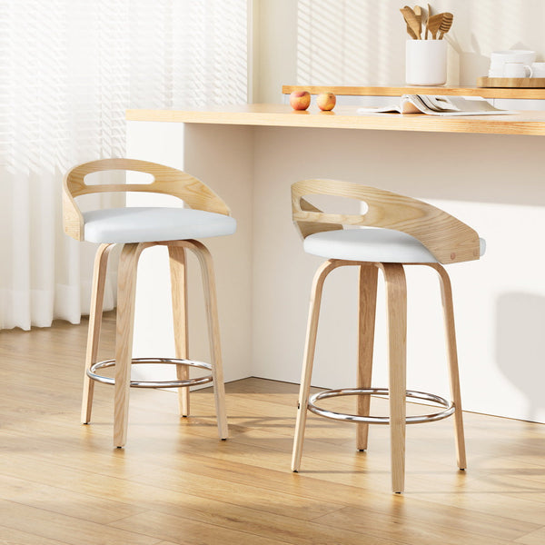 Elegant Swivel Bar Stools - Oz Discount Warehouse