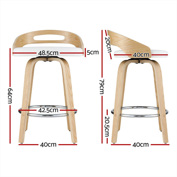 Elegant Swivel Bar Stools - Oz Discount Warehouse