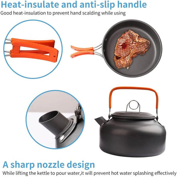Ultimate Camping Cookware Set - Oz Discount Warehouse