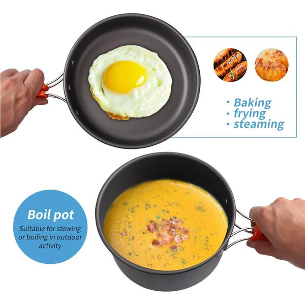 Ultimate Camping Cookware Set - Oz Discount Warehouse