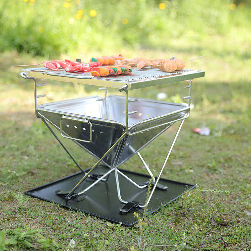 portable camp fire and grill 12