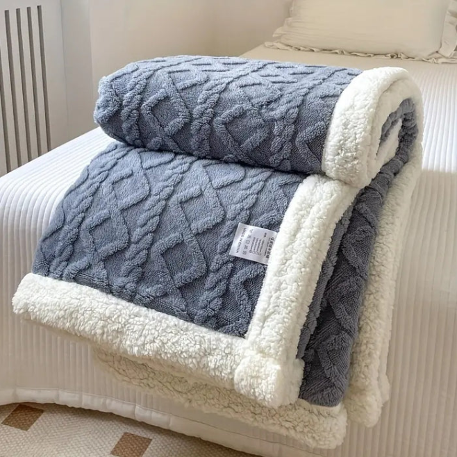 Oz Sherpa Snuggle Blanket - Oz Discount Warehouse